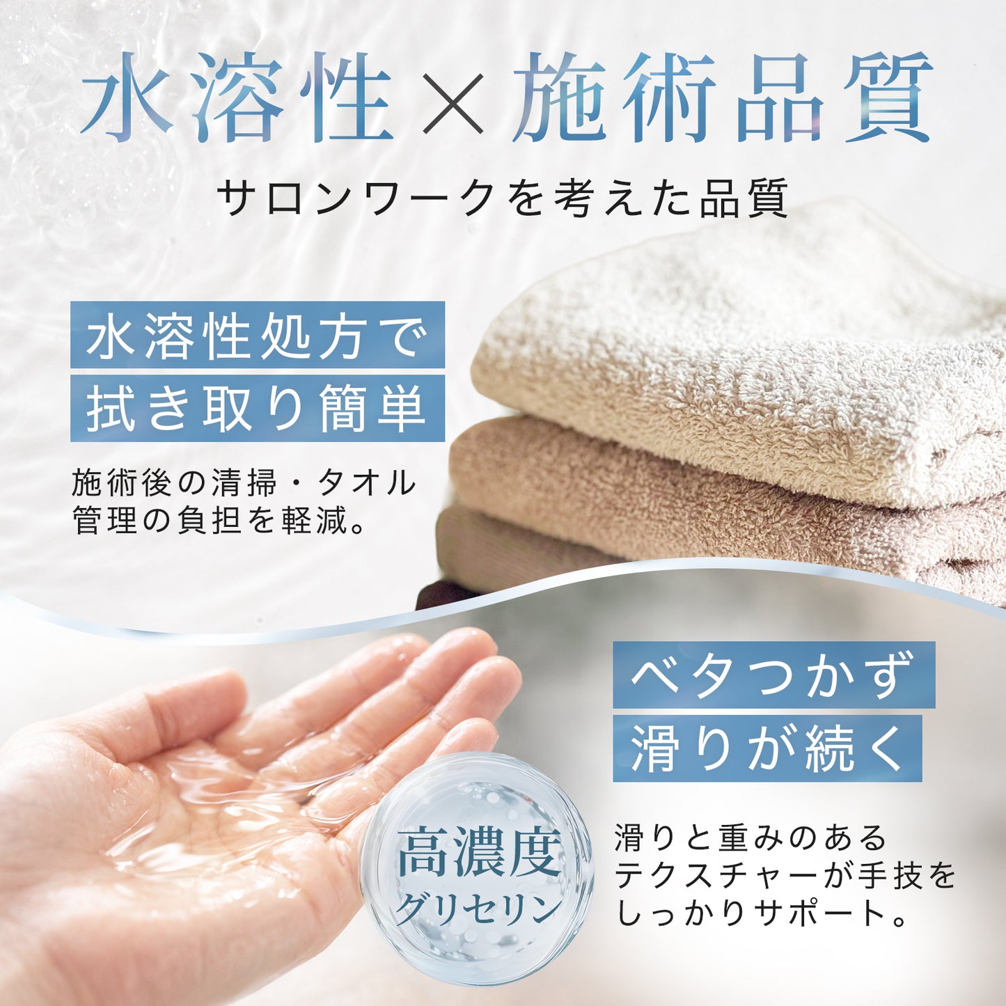 【お試しサイズ】Es.Lab Core（コア） 水溶性マッサージオイル 1リットル
